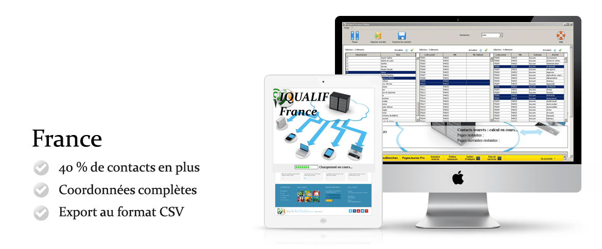 Capture annuaire professionnel